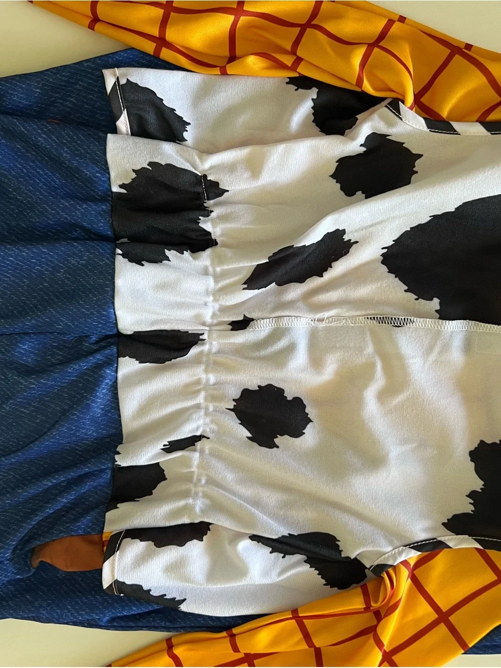 Disney Woody Cowboy Costume in Yellow, Blue, Brown - Picture 9 of 10